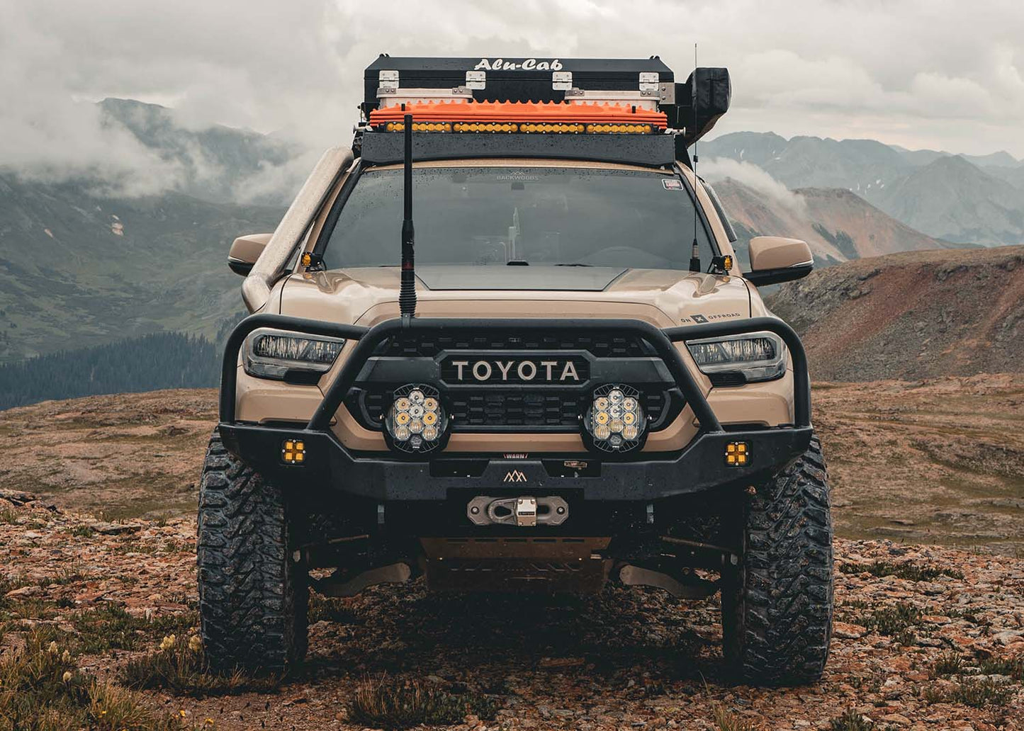 Toyota Tacoma 3rd Gen (2016-2023) Hi-Lite Overland Front Bumper [Bull Bar]