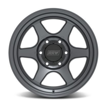 RRW RR2-S Flow Formed 17x8.5 Wheel | Matte Gunmetal