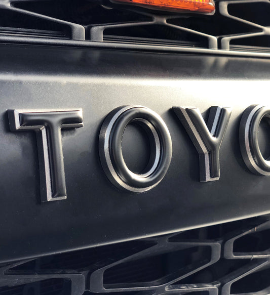 Tufskinz Grille Letter Overlays | '10 - '24 4Runner