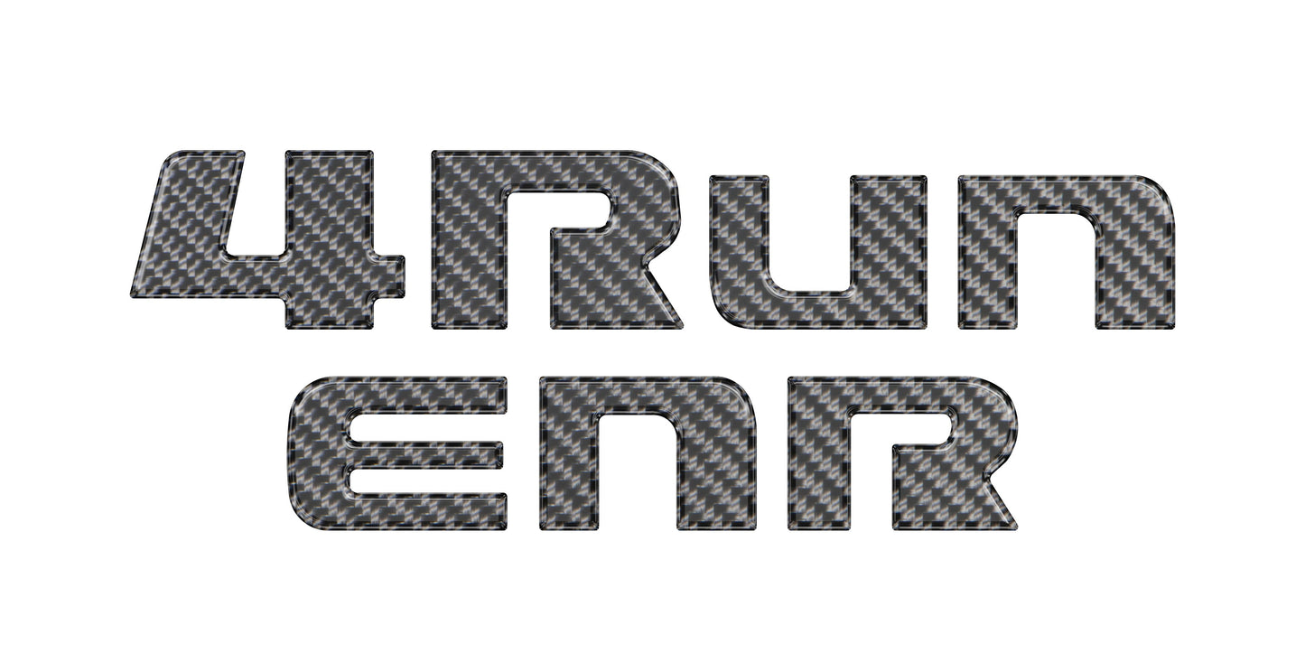 Tufskinz Rear Hatch Letter Overlays | '10 - '24 4Runner