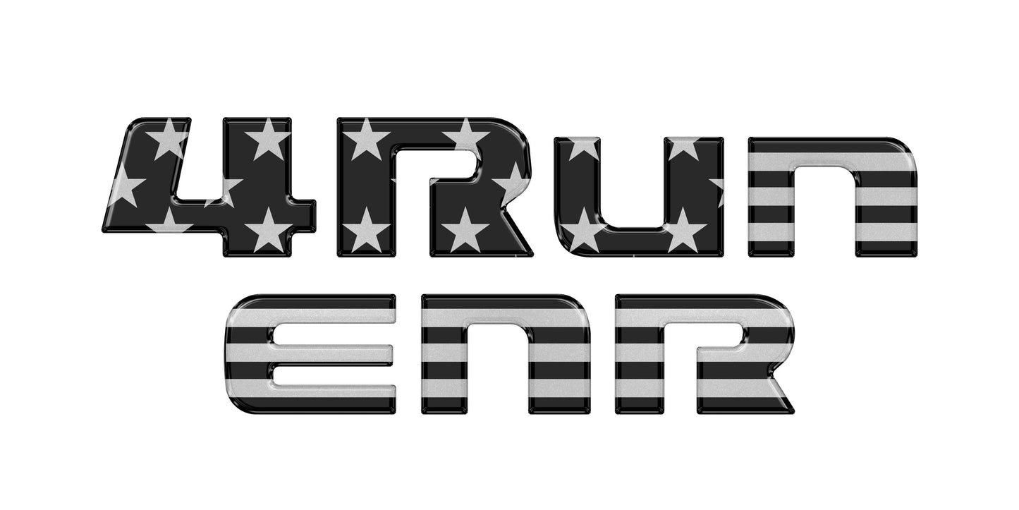 Tufskinz Rear Hatch Letter Overlays | '10 - '24 4Runner