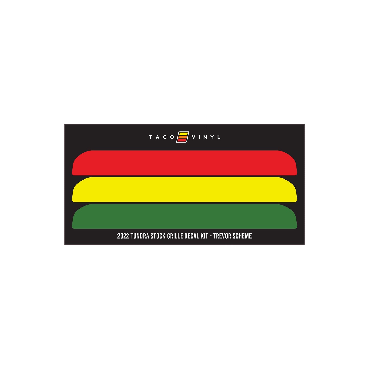 Taco Vinyl Tundra Offroad Grille Decal | '22+ Tundra