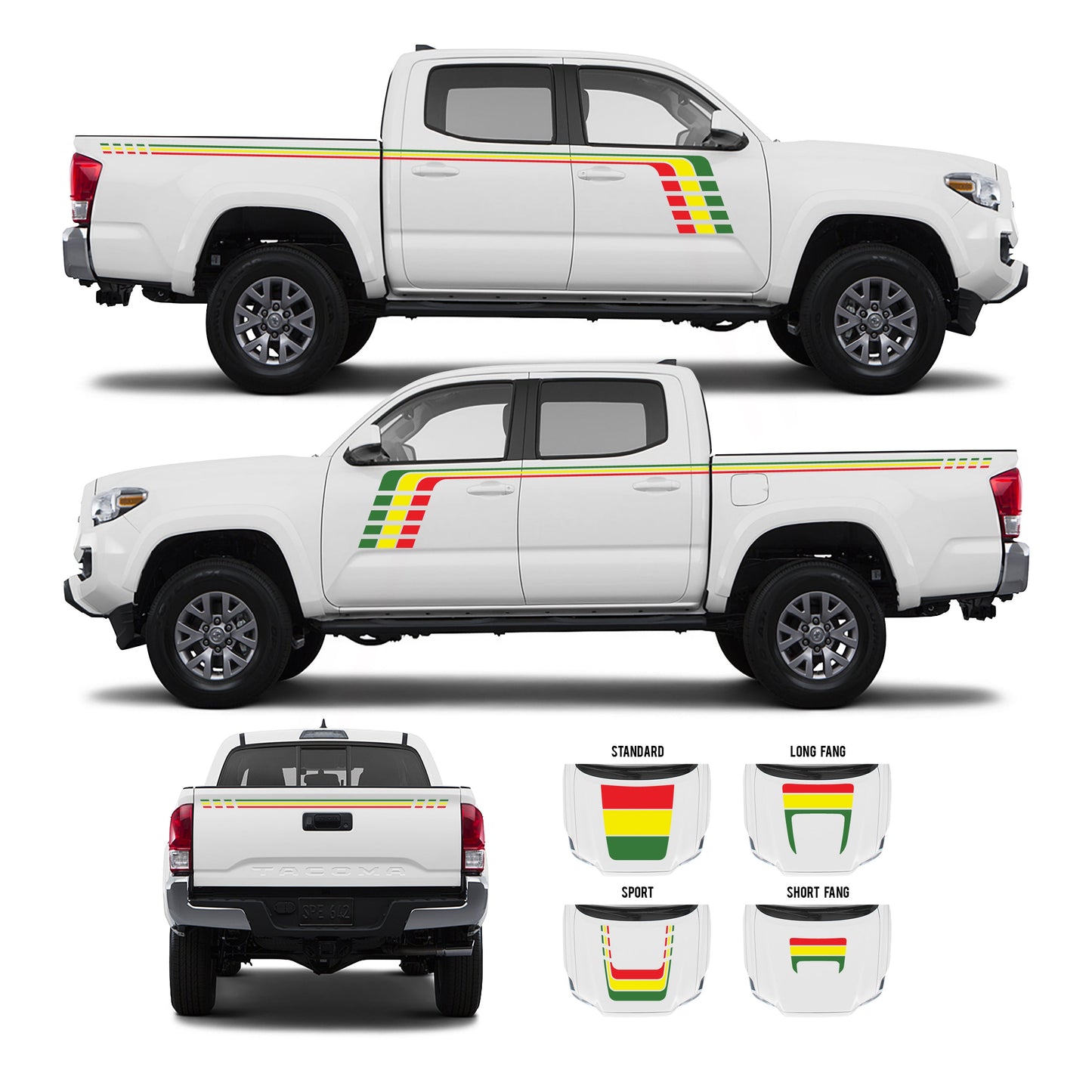 Taco Vinyl Tacoma Checkered Stripe Kit | '16 - '23 Tacoma