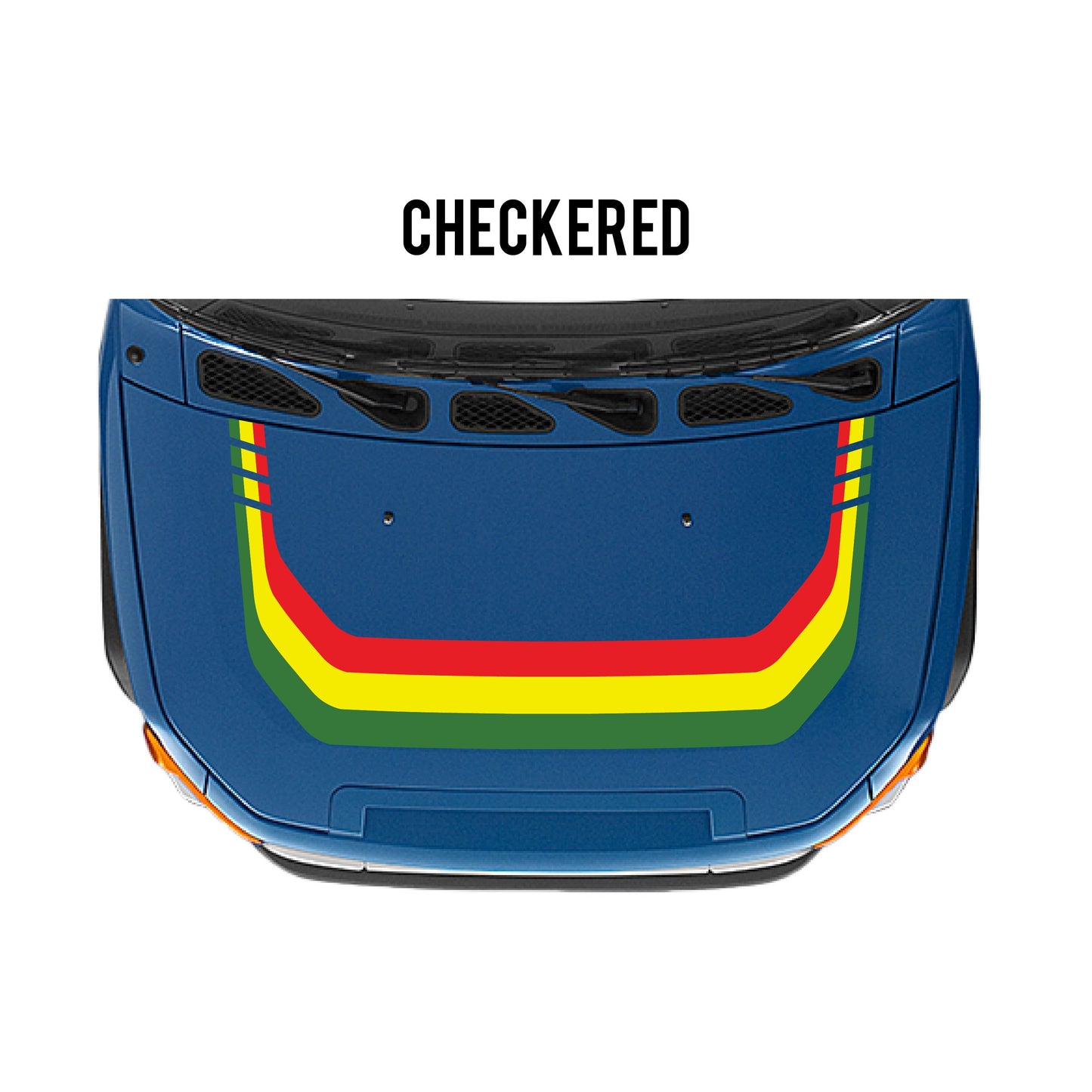 Taco Vinyl FJ Cruiser Checkered Stripe Kit | '07 - '14 FJ Cruiser
