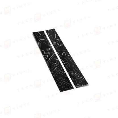 Taco Vinyl Rav4 Door Pillar Decals | '19 - '25 Rav4