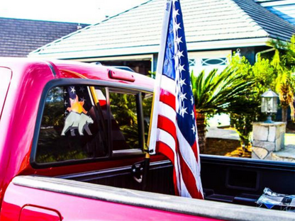 Cali Raised Bed Rail Flag Pole Mount |  Tacoma & Tundra