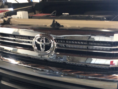 Cali Raised 42" Hidden Grille Curved LED Light Bar Mounting Brackets | '14 - '21 Tundra