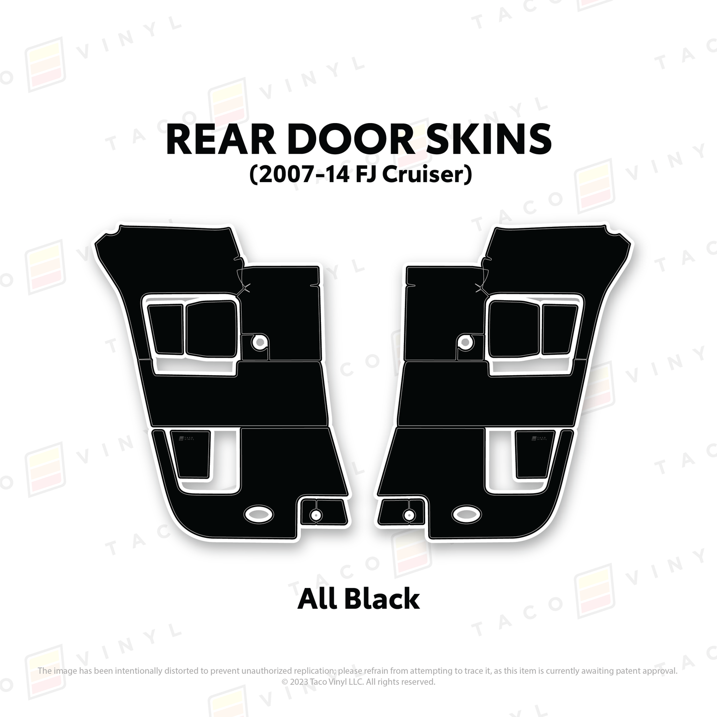 Taco Vinyl FJ Cruiser Door Skins | '07 - '14 FJ Cruiser