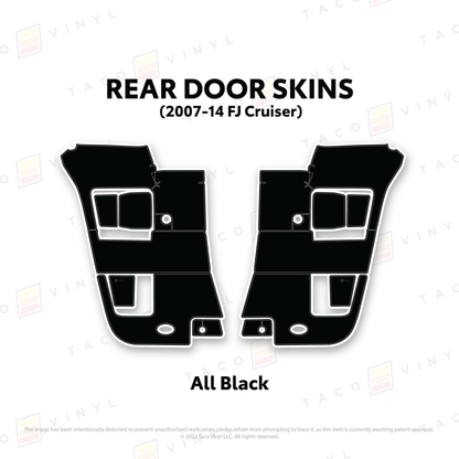 Taco Vinyl FJ Cruiser Door Skins | '07 - '14 FJ Cruiser