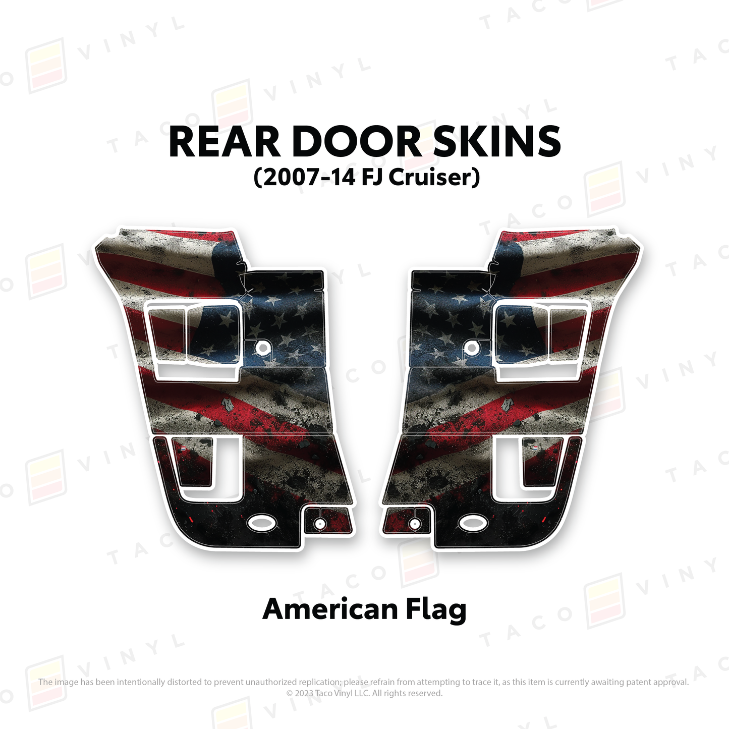Taco Vinyl FJ Cruiser Door Skins | '07 - '14 FJ Cruiser
