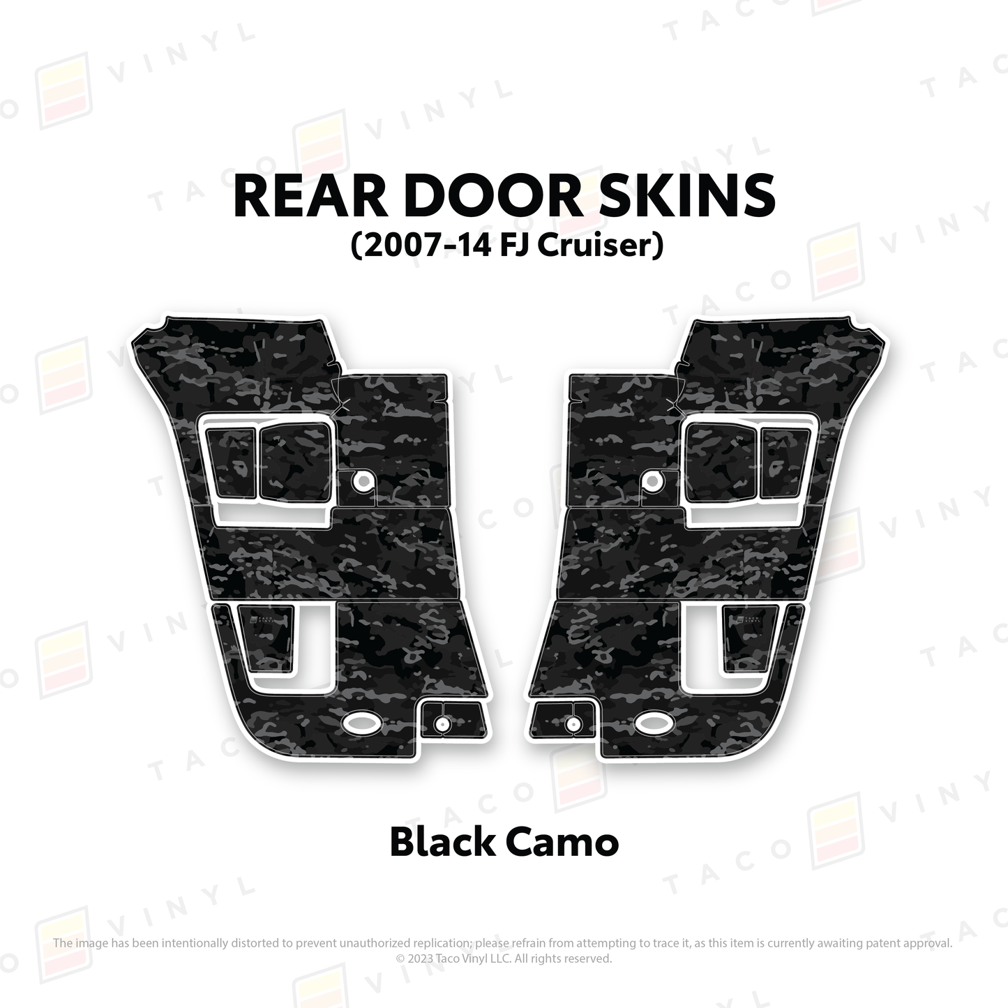 Taco Vinyl FJ Cruiser Door Skins | '07 - '14 FJ Cruiser