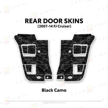 Taco Vinyl FJ Cruiser Door Skins | '07 - '14 FJ Cruiser