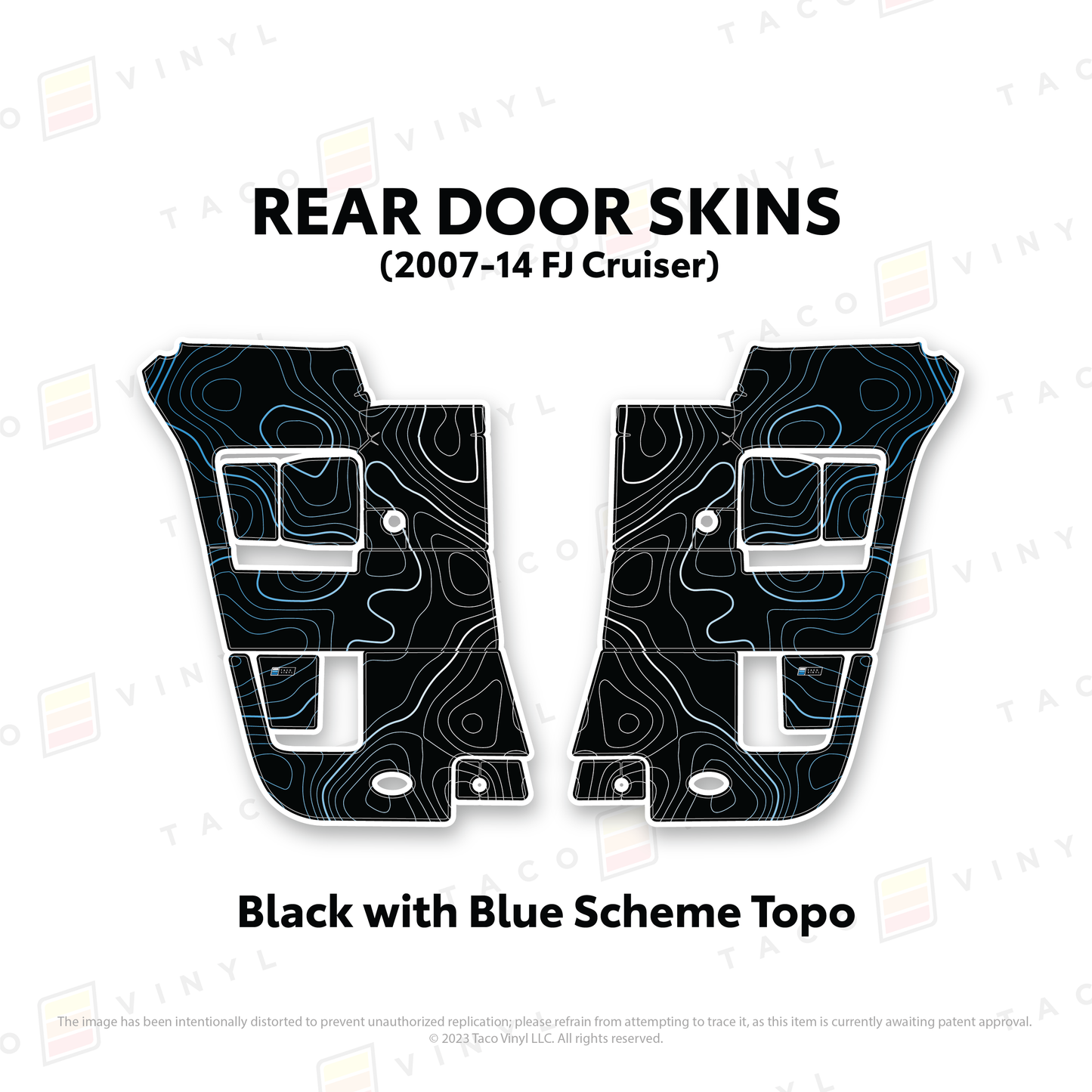 Taco Vinyl FJ Cruiser Door Skins | '07 - '14 FJ Cruiser