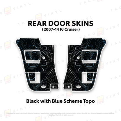 Taco Vinyl FJ Cruiser Door Skins | '07 - '14 FJ Cruiser