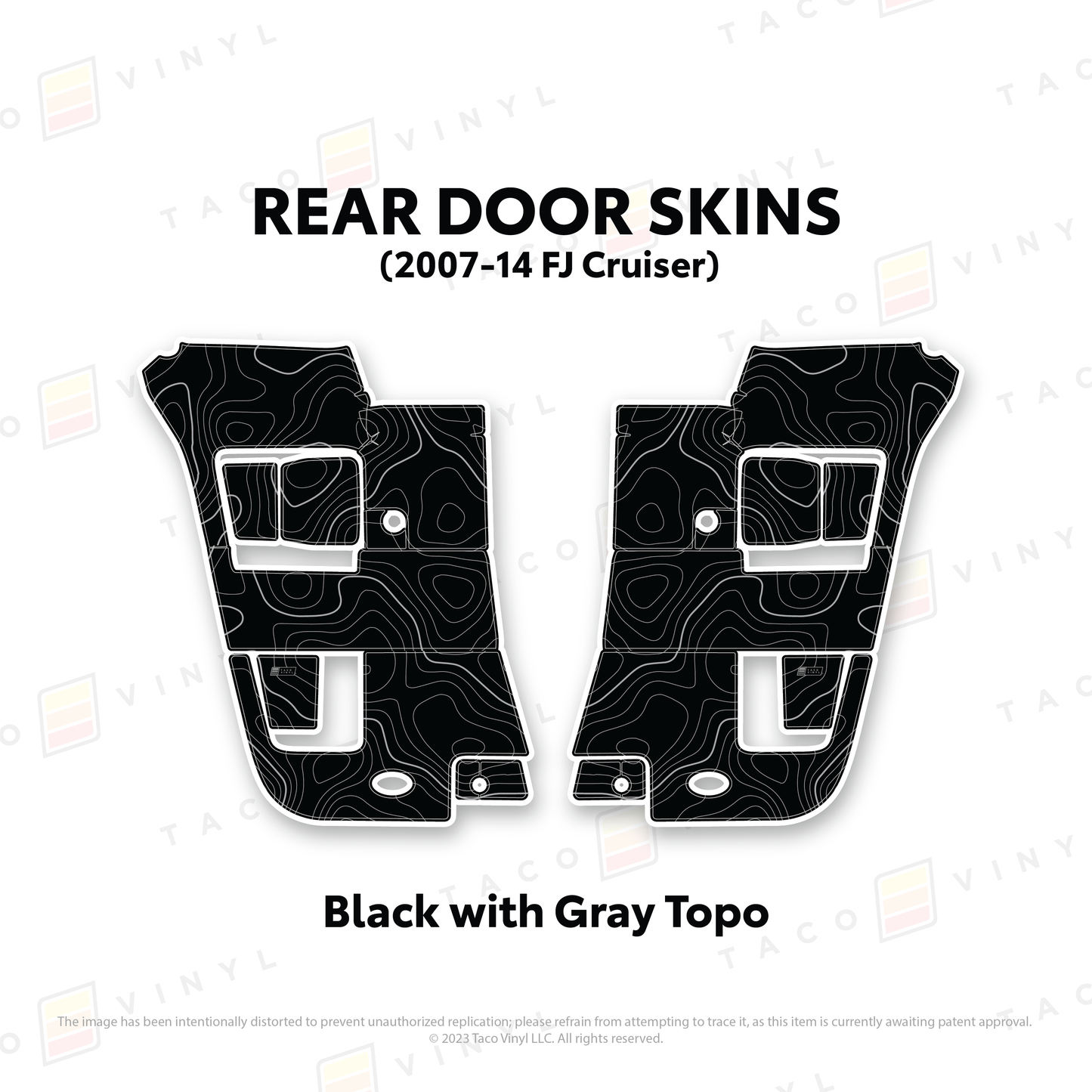 Taco Vinyl FJ Cruiser Door Skins | '07 - '14 FJ Cruiser