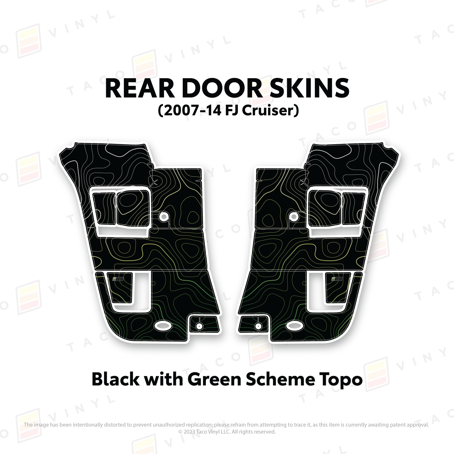 Taco Vinyl FJ Cruiser Door Skins | '07 - '14 FJ Cruiser