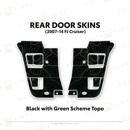 Taco Vinyl FJ Cruiser Door Skins | '07 - '14 FJ Cruiser