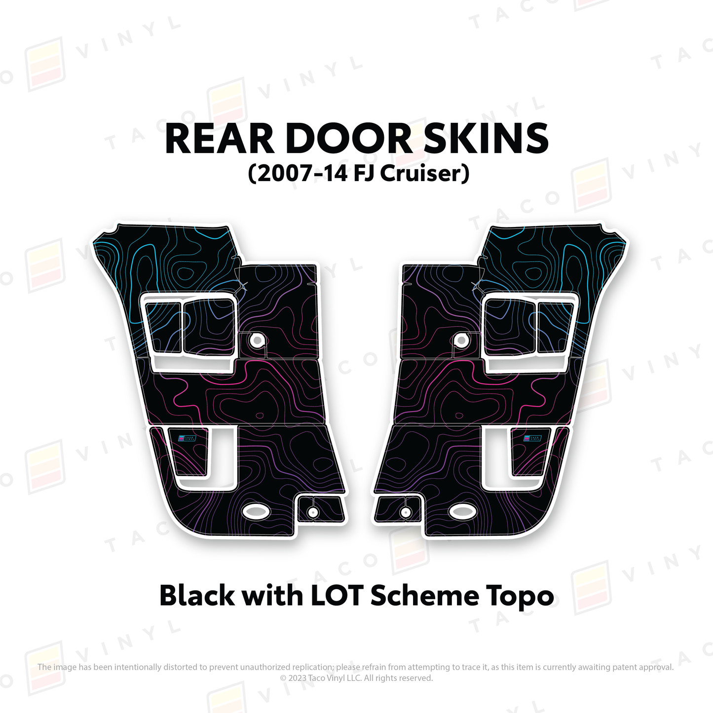 Taco Vinyl FJ Cruiser Door Skins | '07 - '14 FJ Cruiser