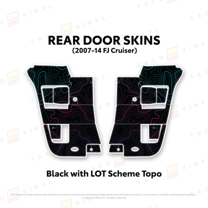 Taco Vinyl FJ Cruiser Door Skins | '07 - '14 FJ Cruiser