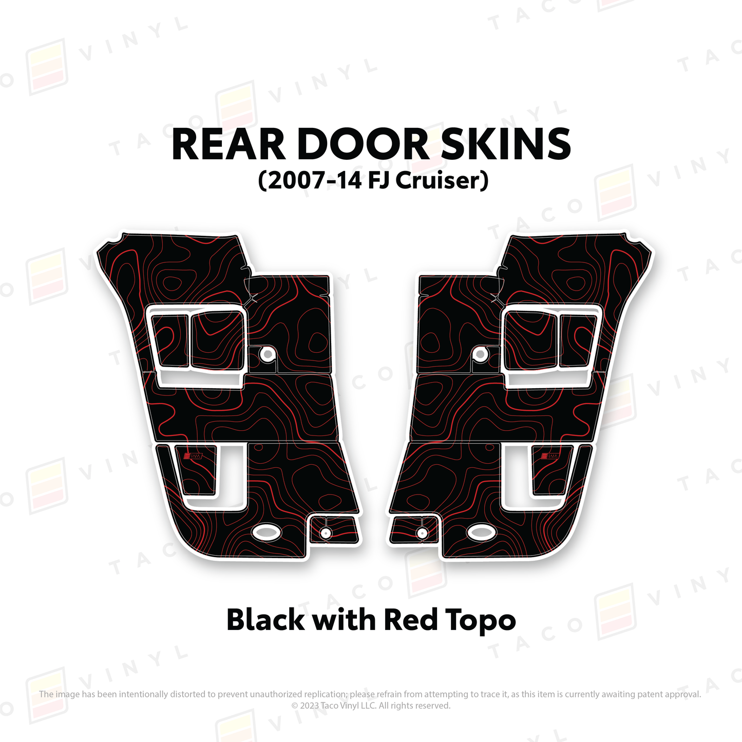 Taco Vinyl FJ Cruiser Door Skins | '07 - '14 FJ Cruiser
