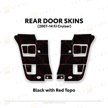 Taco Vinyl FJ Cruiser Door Skins | '07 - '14 FJ Cruiser