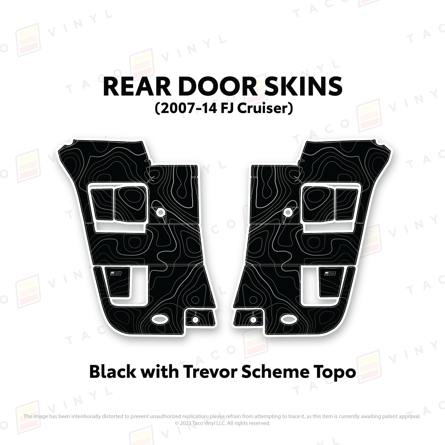 Taco Vinyl FJ Cruiser Door Skins | '07 - '14 FJ Cruiser
