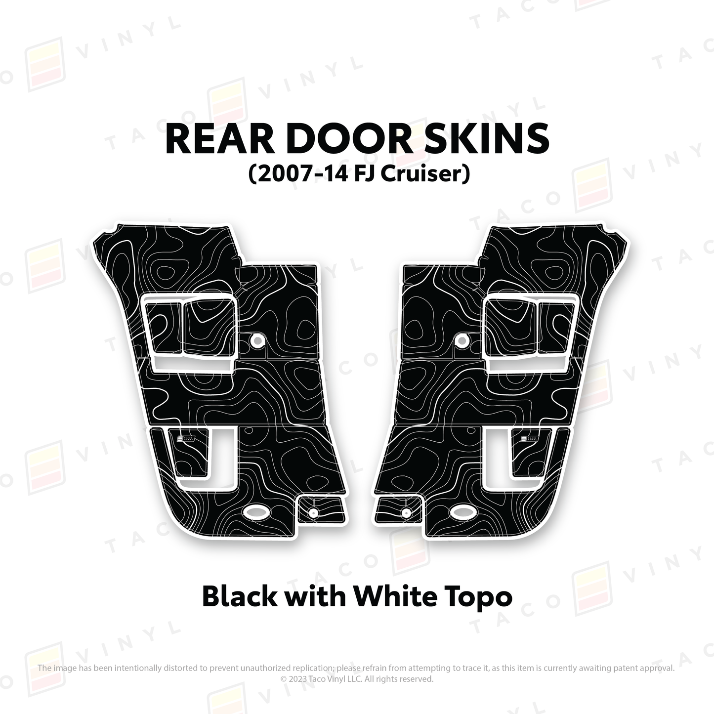 Taco Vinyl FJ Cruiser Door Skins | '07 - '14 FJ Cruiser