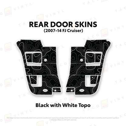 Taco Vinyl FJ Cruiser Door Skins | '07 - '14 FJ Cruiser