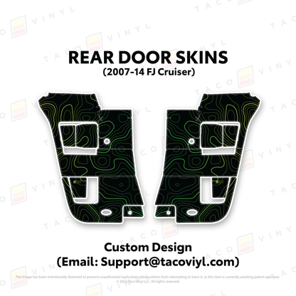 Taco Vinyl FJ Cruiser Door Skins | '07 - '14 FJ Cruiser