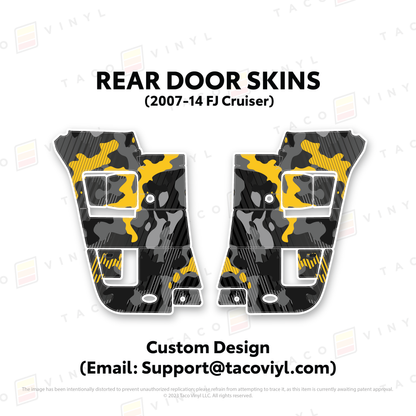 Taco Vinyl FJ Cruiser Door Skins | '07 - '14 FJ Cruiser