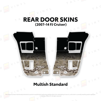 Taco Vinyl FJ Cruiser Door Skins | '07 - '14 FJ Cruiser