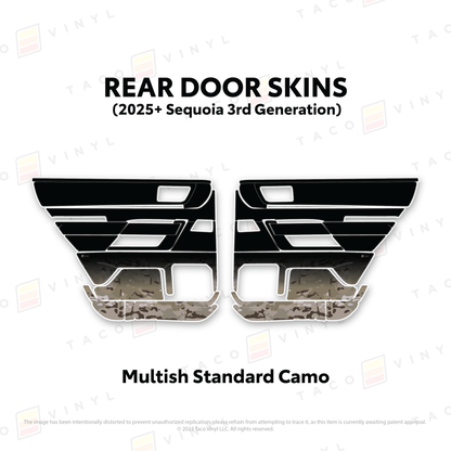 Taco Vinyl Sequoia Door Skins | '23+ Sequoia