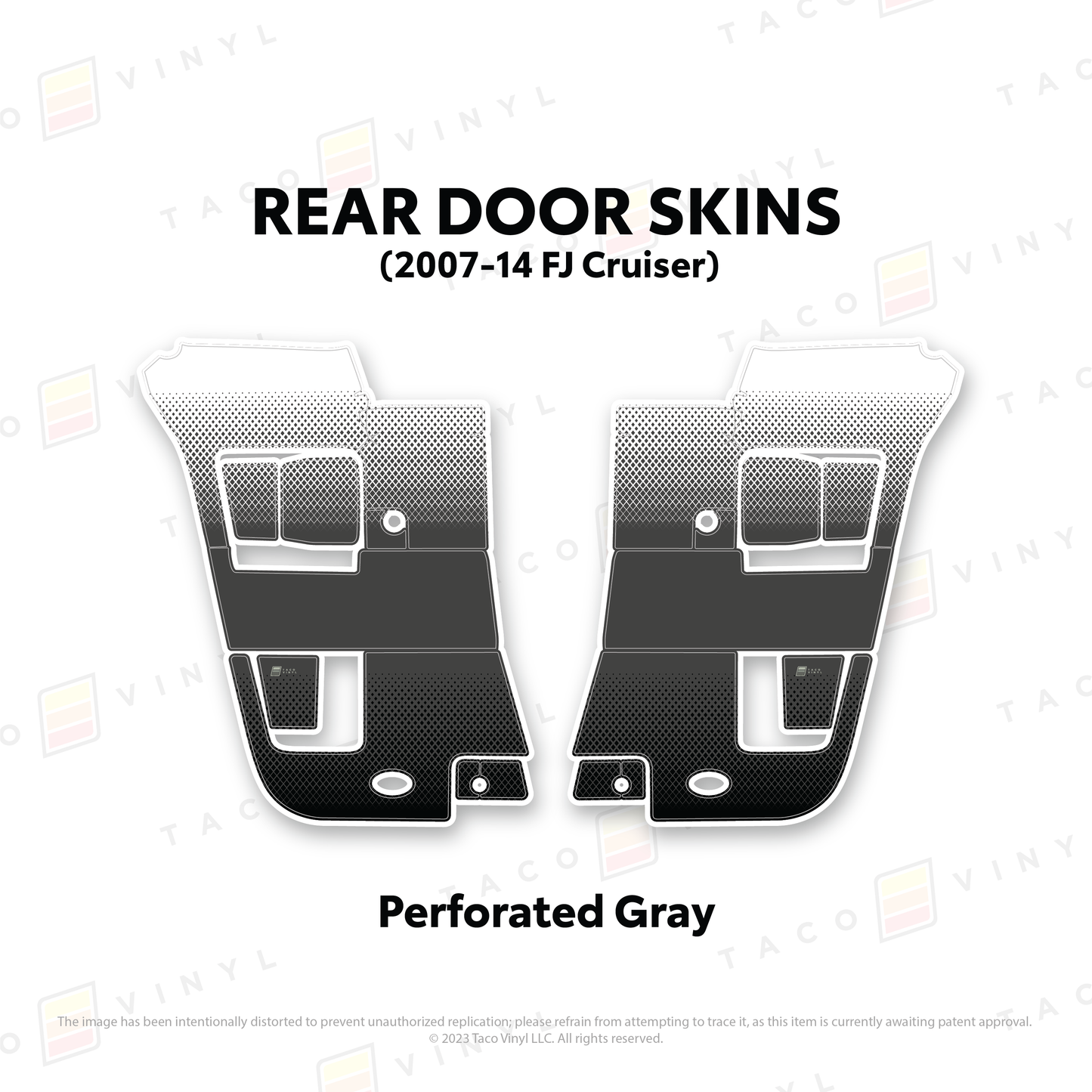 Taco Vinyl FJ Cruiser Door Skins | '07 - '14 FJ Cruiser