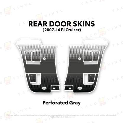 Taco Vinyl FJ Cruiser Door Skins | '07 - '14 FJ Cruiser