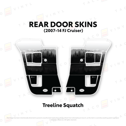 Taco Vinyl FJ Cruiser Door Skins | '07 - '14 FJ Cruiser