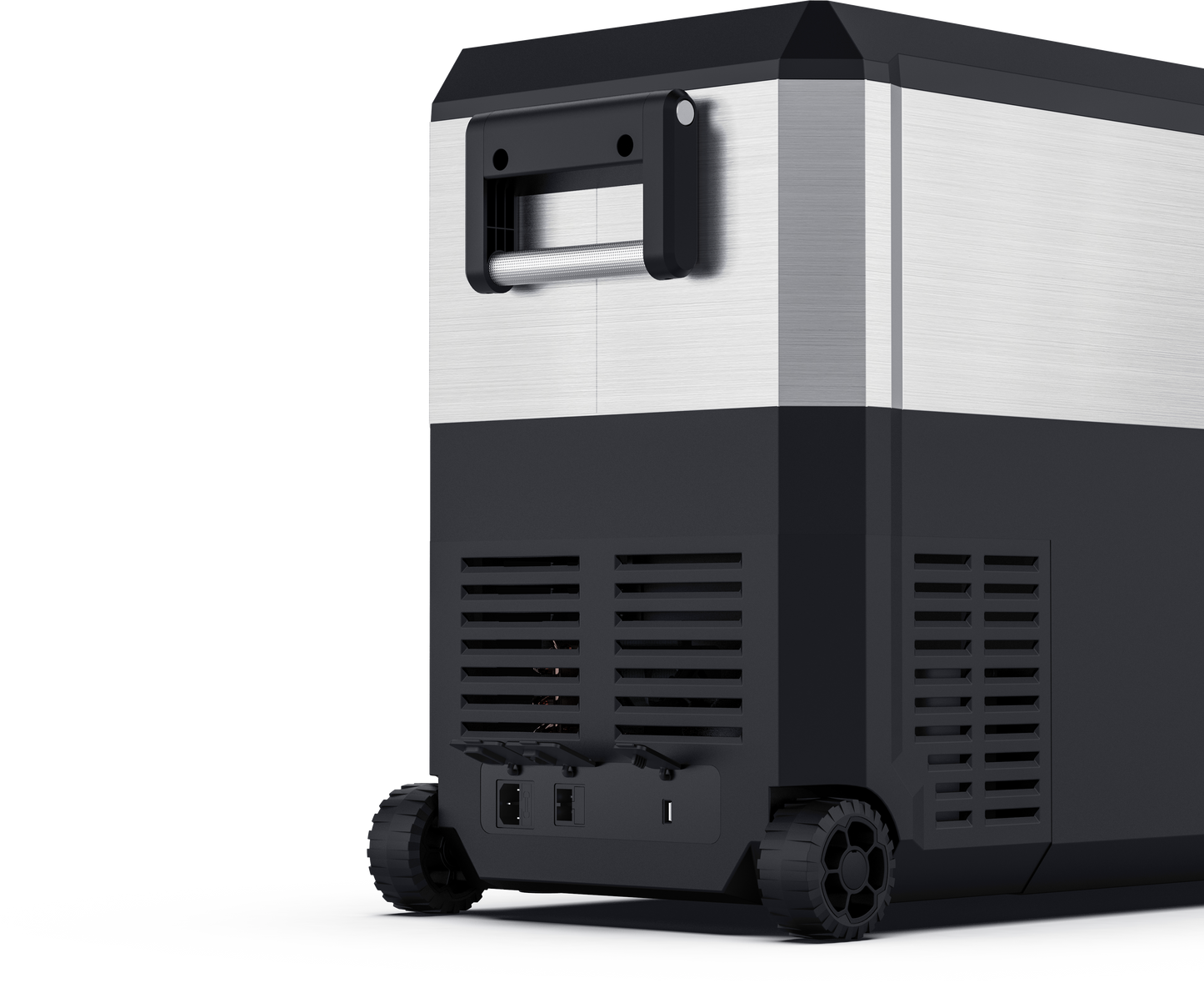 JP50 Pro Dual Zone Wheeled Car Fridge With Cover | ICECO | 50 LT