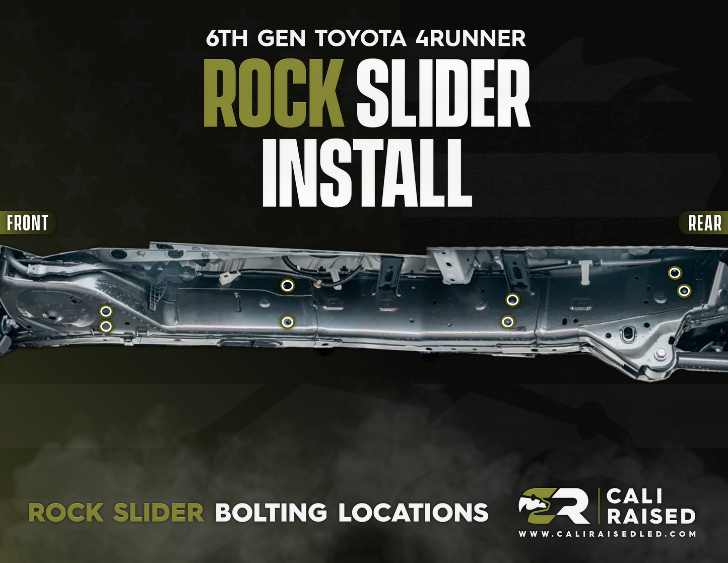 Cali Raised Step Edition Rock Sliders | '24+ Land Cruiser