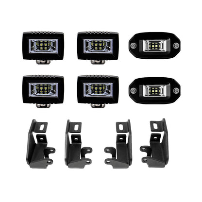 Cali Raised Premium Roof Rack 360 Lighting Kit | Tacoma and Tundra