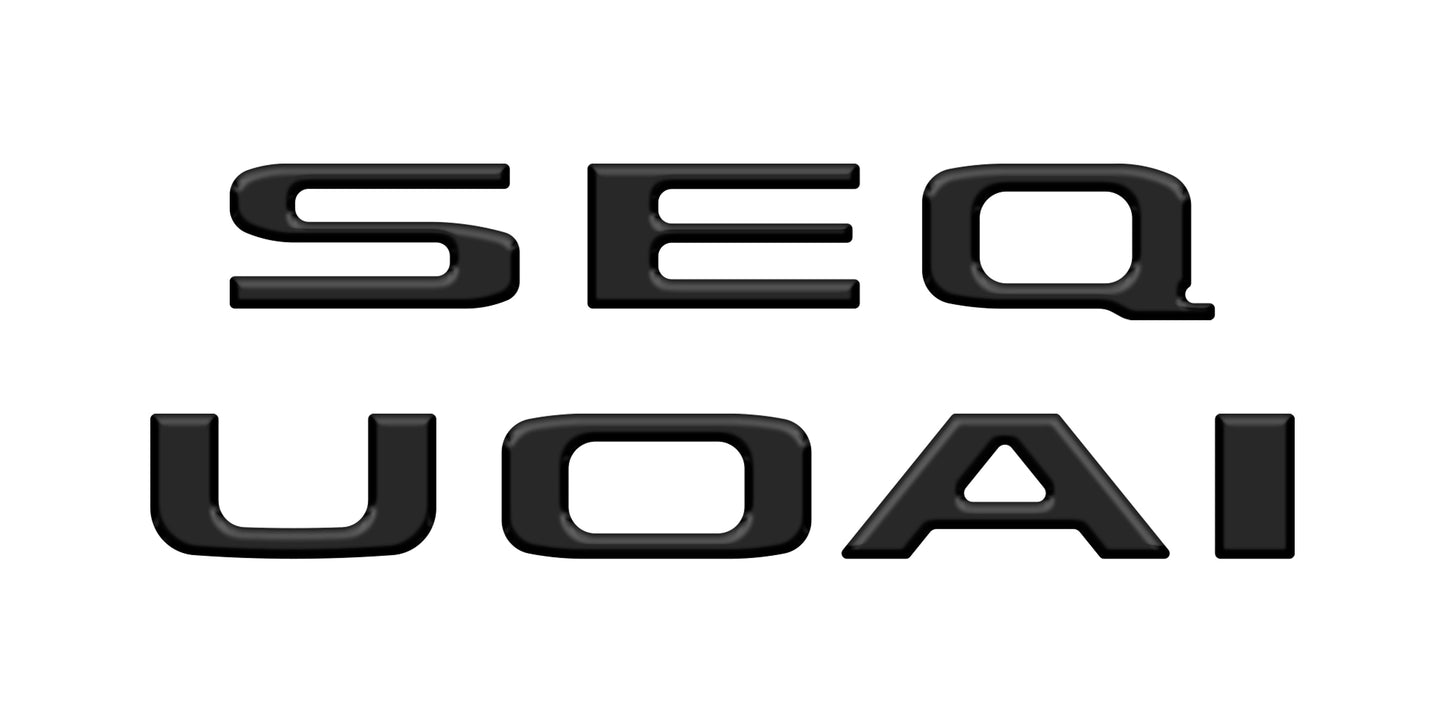 Tufskinz Rear Hatch Letter Overlays | 2023+ Sequoia