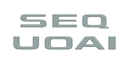 Tufskinz Rear Hatch Letter Overlays | 2023+ Sequoia