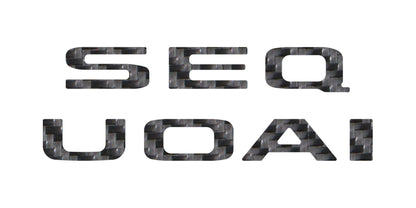 Tufskinz Rear Hatch Letter Overlays | 2023+ Sequoia
