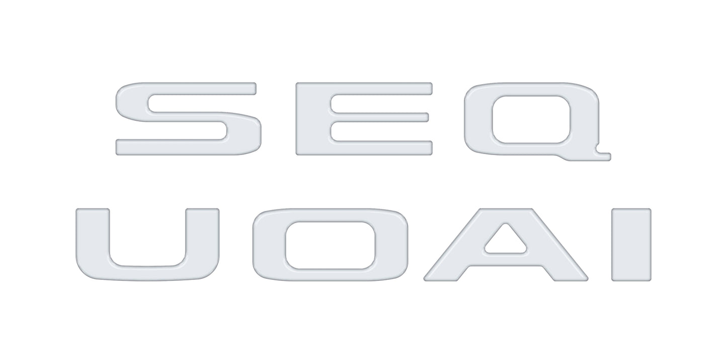 Tufskinz Rear Hatch Letter Overlays | 2023+ Sequoia