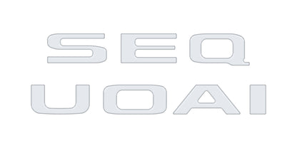 Tufskinz Rear Hatch Letter Overlays | 2023+ Sequoia