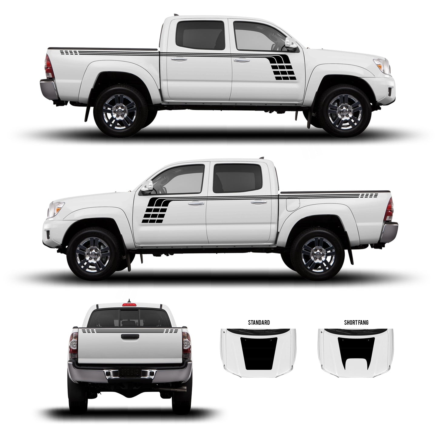 Taco Vinyl Tacoma Checkered Stripe Kit | '05 - '15 Tacoma