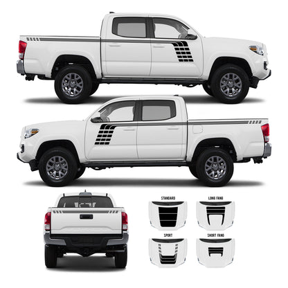 Taco Vinyl Tacoma Checkered Stripe Kit | '16 - '23 Tacoma