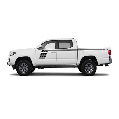 Taco Vinyl Tacoma Checkered Stripe Kit | '16 - '23 Tacoma