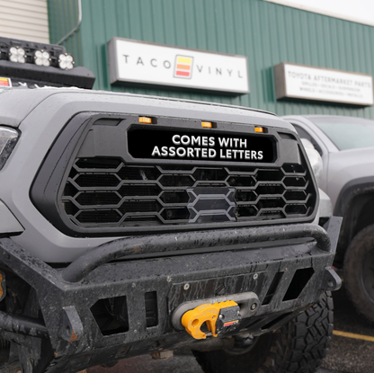 Taco Vinyl Tacoma Alpha Front Grille | '16 - '23 Tacoma