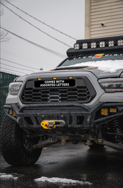 Taco Vinyl Tacoma Alpha Front Grille | '16 - '23 Tacoma