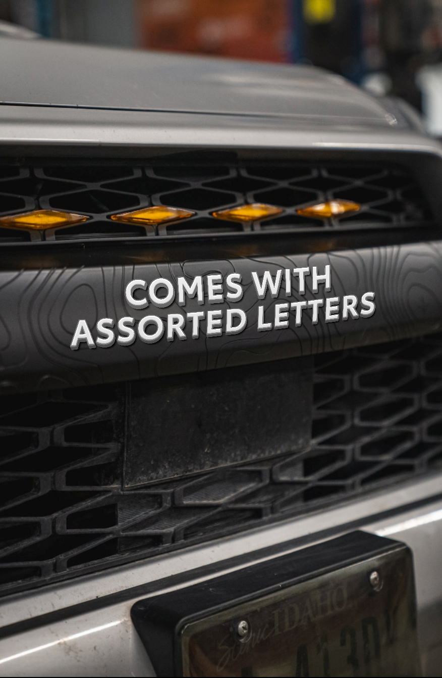 Taco Vinyl 4Runner Topographic Pro Grille | '20 - '24 4Runner