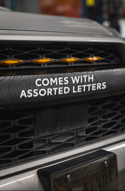 Taco Vinyl 4Runner Pro Topography Grille | '14 - '19 4Runner